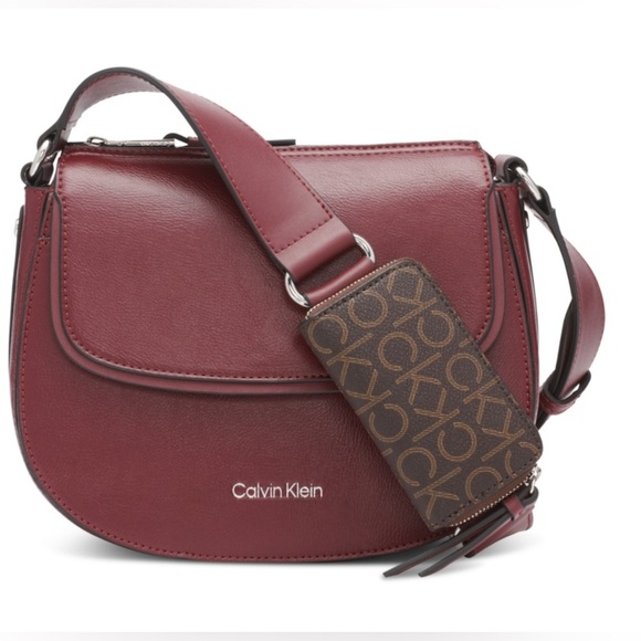 Calvin Klein Handbag Bella Novelty Crossbody
Leather Rouge Red AUTHENTIC NWT - Picture 2 of 9